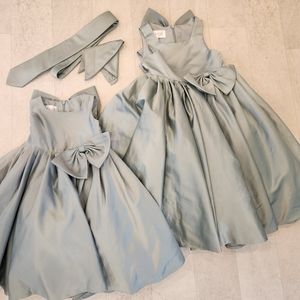Azazie bo peep flower girl dress